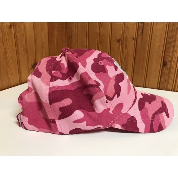Toyota Pink Camo Camouflage Womens Pink Adjustible Hat - Picture 2 of 5